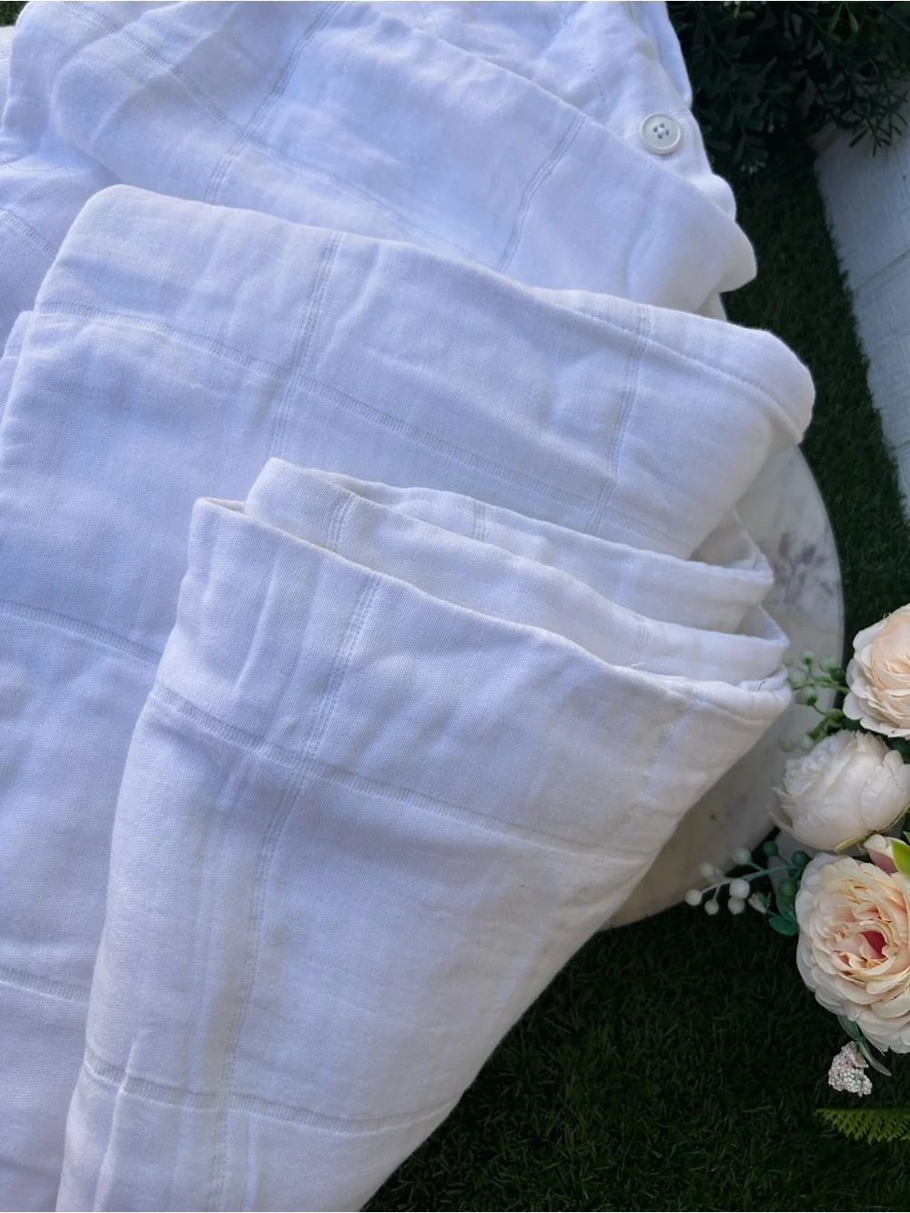 PARACHUTE 100% Organic Cotton Duvet Cover white /new FULL/QUEEN
